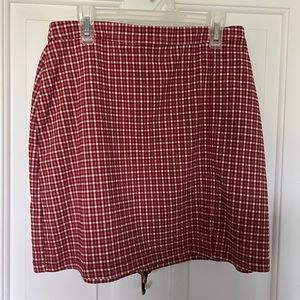 Super cute plaid mini skirt from Hollister